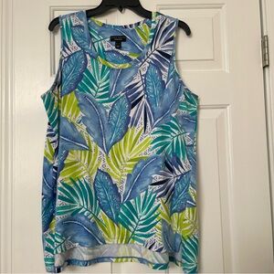 Vibrant blue & green tank